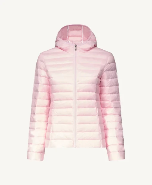 Chaqueta con capucha Jott de plumas pato Mujer 40T CLOE PF22WDOW01 petal rose BASIC Justoverthetop Rosa