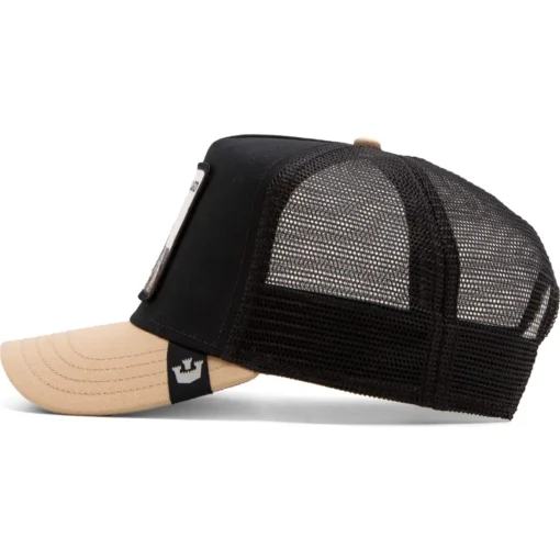 Gorra Animales GOORIN BROS Ajustable y rejilla TRUCKER 101-1767 THE GUARD DOG BLACK-negro