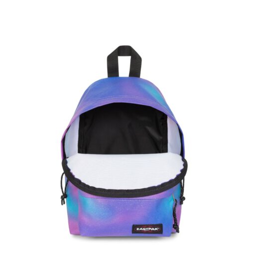 MOCHILA EASTPAK Orbit XS 10 litros Mod. pequeño EK0432Q2 SPARKLY Morados con purpurina