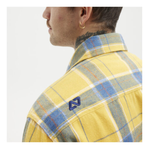 Camisa HYDROPONIC Manga larga Hombre ASTON SH ref-24524 Yellow check- cuadros amarillo