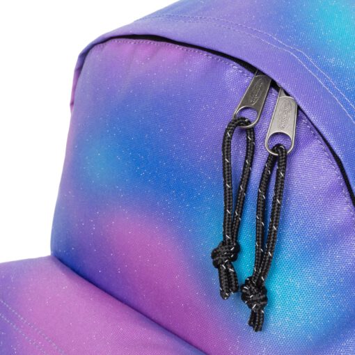 MOCHILA EASTPAK Orbit XS 10 litros Mod. pequeño EK0432Q2 SPARKLY Morados con purpurina