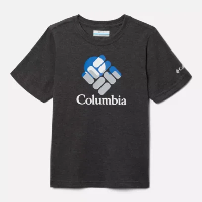 Camiseta columbia manga Corta niño Boys VALLEY CREEK ref-1989781011 gris oscuro