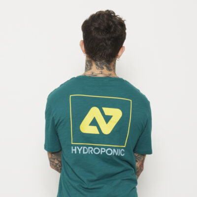 Camiseta HYDROPONIC hombre manga corta HY CLASSIC SS ref-HY047 teal green-verde oscuro