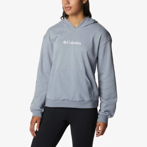 Sudadera COLUMBIA logo™ III french terry hoodle para mujer Ref. 2032871060 gris claro