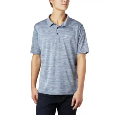 Polo COLUMBIA manga corta ZERO RULES™ para hombre Ref. 1533303469 azul y gris