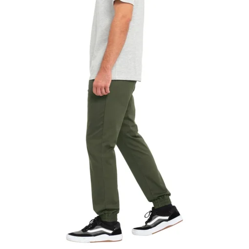 Pantalón chándal VOLCOM hombre FRICKIN SLIM JOGGER - dkg Ref. A1212307 VERDE