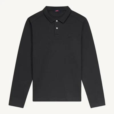 Polo manga larga Jott de Hombre CARLOS FW24MPOL21-999 BLACK Justoverthetop negro