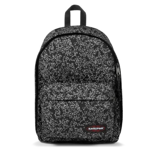 MOCHILA EASTPAK Out Of Office 27 litros con departamento para portátil EK7672Q4 GLITSPLASH BLACK-negro puntitos plata