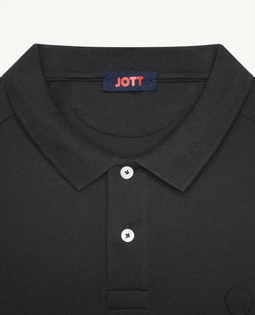 Polo manga larga Jott de Hombre CARLOS FW24MPOL21-999 BLACK Justoverthetop negro