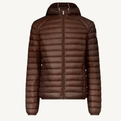 Chaqueta con capucha Jott de plumas pato Hombre NICO BASIC 80H DARK CHOCOLATE