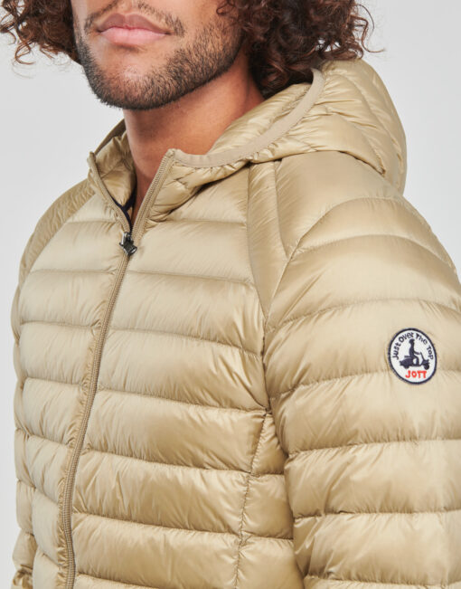 Chaqueta con capucha Jott de plumas pato Hombre NICO BASIC 2900 814 sable color arena