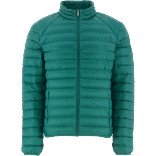 Chaqueta Jott de plumas pato Hombre sin capucha MAT 239 BASIC Justoverthetop Color vert fonce