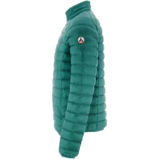 Chaqueta Jott de plumas pato Hombre sin capucha MAT 239 BASIC Justoverthetop Color vert fonce