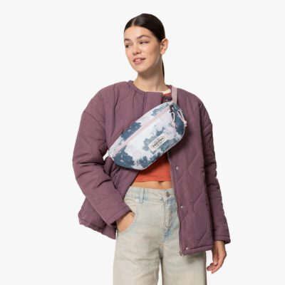 RIÑONERAS Eastpak Springer 3 litros BUMBAG LARGE EK0A5BH7 0T0 washed pink-tie dye gris rosa