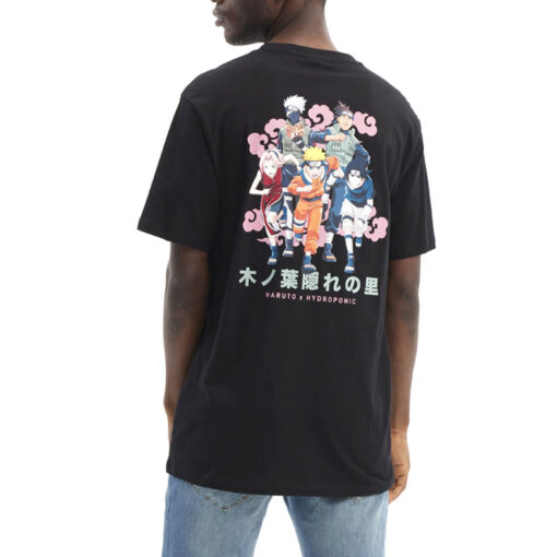 Camiseta HYDROPONIC NARUTO manga corta NA GROUP SS Ref-NA001 Black-negro