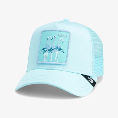 Gorra Animales GOORIN BROS Ajustable y rejilla TRUCKER 101-1883 light blue SQUAD- verde agua