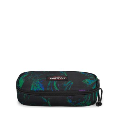 Estuche escolar Eastpak: PLUMIER OVAL SINGLE EK000717 5V6 PAINTED DARK -negro con dibujo
