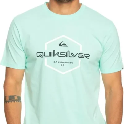Camiseta Hombre QUIKSILVER manga corta(gcz0)SS Ref. EQYZT07275 verde agua