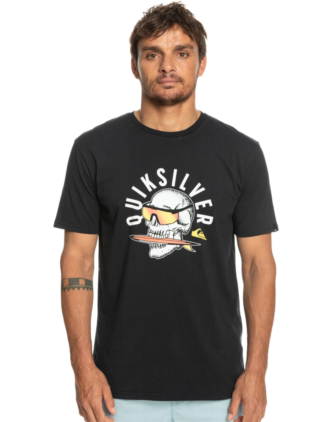 Camiseta Hombre QUIKSILVER manga corta QS Rockin Skull SS Ref. EQYZT07278 (kvj0) negro Camiseta Hombre QUIKSILVER manga corta QS Rockin Skull SS Ref. EQYZT07278 (kvj0) negro