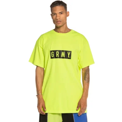 Camiseta GRIMEY manga corta unisex Flying Saucer Tee FW19 Yellow TEE Ref. GA540-fylw amarillo fluor