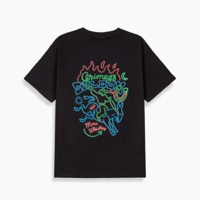 Camiseta GRIMEY manga corta unisex GA745-BLK SS25 LOVE HAND LUCKY LOOTER REGULAR tee black-negro