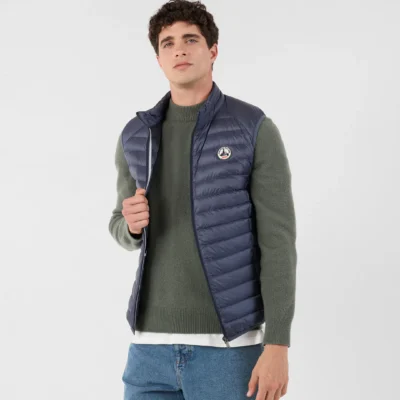 Chaleco sin mangas Jott de plumas pato Hombre TOM BASIC MDOW212574 -11K BLUESTONE Justoverthetop azul