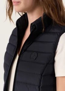 chaleco-grenada Chaqueta con capucha Jott Mujer 999 NOIR GRENADA SS24WDOW61 NEGRO