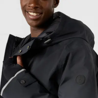 Chaqueta Parka Grand Froid Noir IVIK con capucha Jott MJAC212521-999 negra