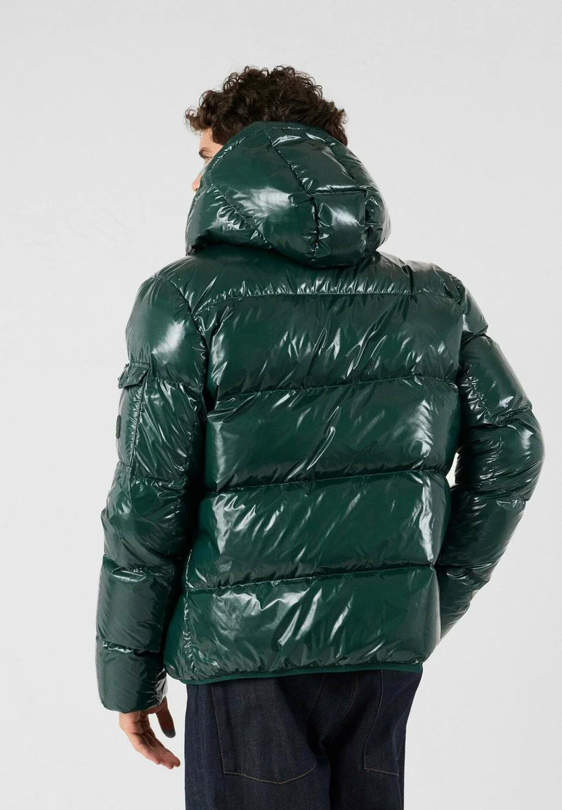 Jott Java Chaqueta capucha Jott de plumas pato Mixto GRAN FRÍO Java FW23MJAC350- 20V Deep Forest- verde Laquee