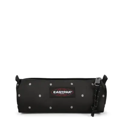 Estuche Eastpak escolar Benchmark SINGLE EK000372 6W3 DOTS BLACK SILVER negro con topitos