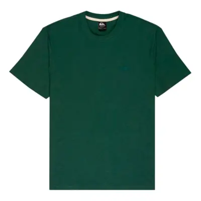 Camiseta Hombre QUIKSILVER manga corta slub Roundneck ref-EQYKT04391 verde oscuro
