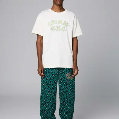 PANTALON CHANDAL GRIMEY GRTS291-FW25 ROYAL PAW SWEATPANTS GREEN -verde camuflaje