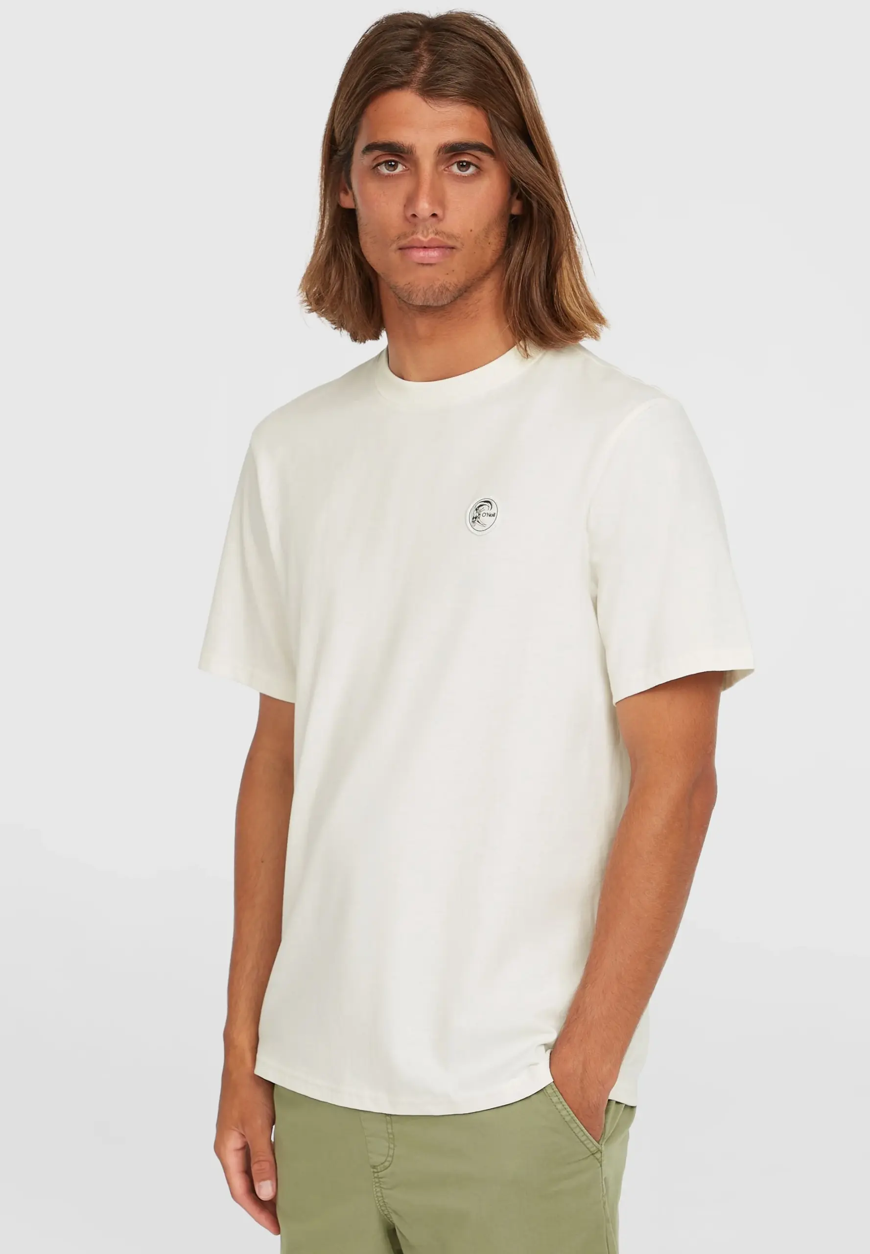 Camiseta blanca Oneill Camiseta O´NEILL manga corta ORIGINALS BADGE REF-2850318 show white-blanco
