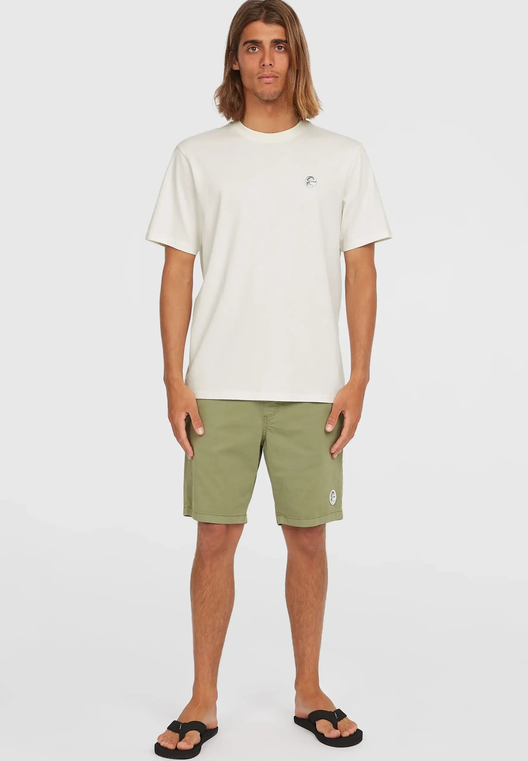 Camiseta blanca Oneill Camiseta O´NEILL manga corta ORIGINALS BADGE REF-2850318 show white-blanco