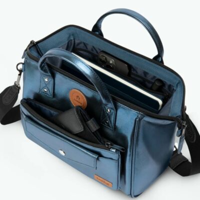 BOLSO CABAIA BANDOLERA Crossbody Adventurer small LARISSA CAB729ECQP navy-iridescent azul brillo