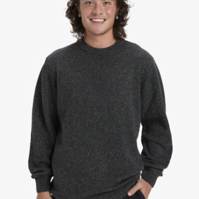 Jersey QUIKSILVER para hombre cuello redondo Slow Song Neppy ref-EQYSW03325 (ktao)gris jaspeado