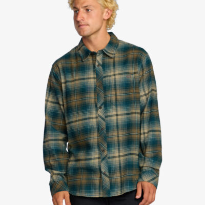 Camisa Manga larga hombre RVCA ref-AVYWT00512 Vacancy Flannel cuadros verde