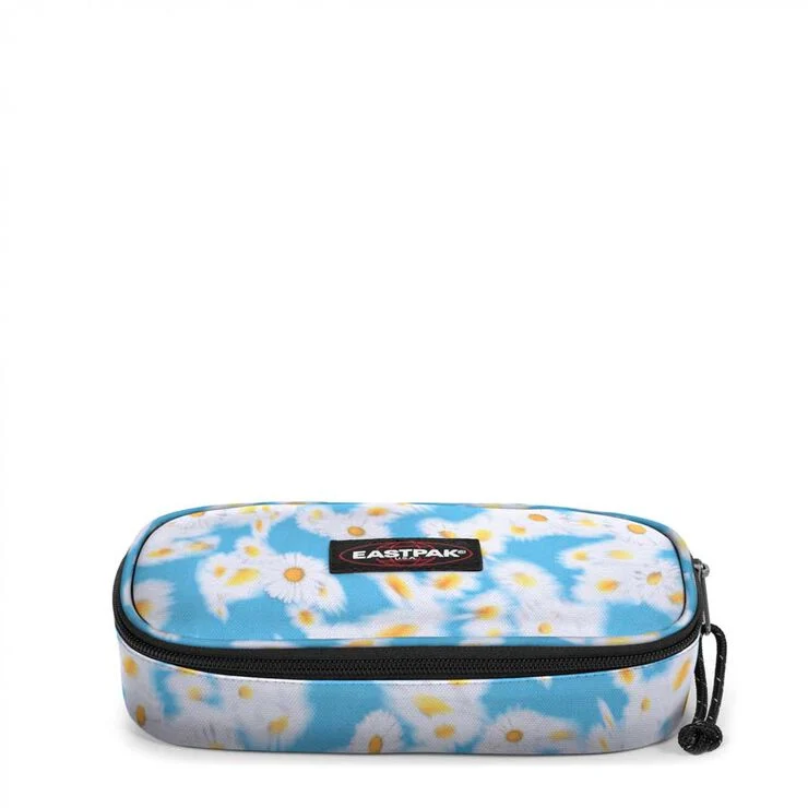 Plumier-oval-eastpak Estuche escolar Eastpak: PLUMIER OVAL SINGLE EK000717 3Z3 flower swift blue -floral
