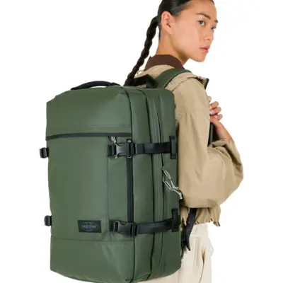 MALETA MOCHILA CABINA AVIÓN 42L. EASTPAK Travelpack REF-EK0A5BBR0Z0 Tarp Forest-verde oscuro