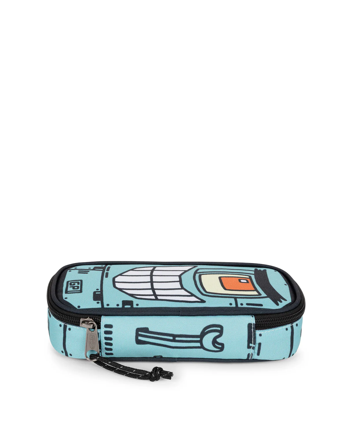Estuche Eastpak escolar plumier oval EK000717 E0F PLANKTON edición especial bob esponja