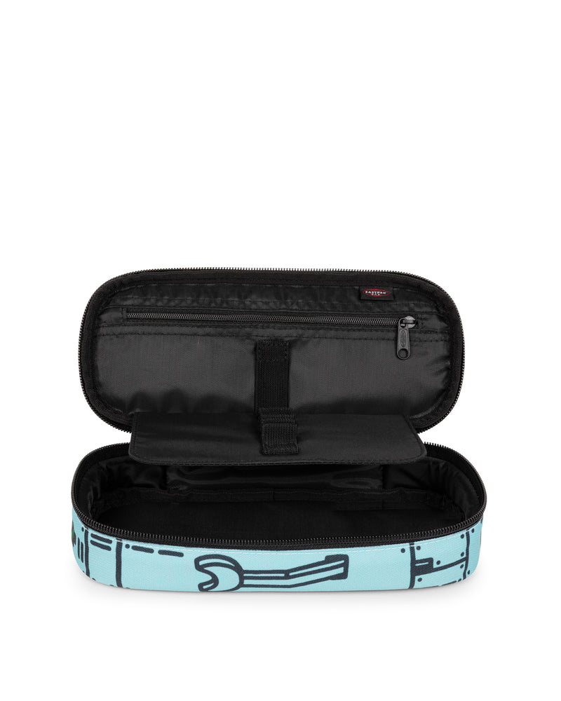 Estuche Eastpak escolar plumier oval EK000717 E0F PLANKTON edición especial bob esponja