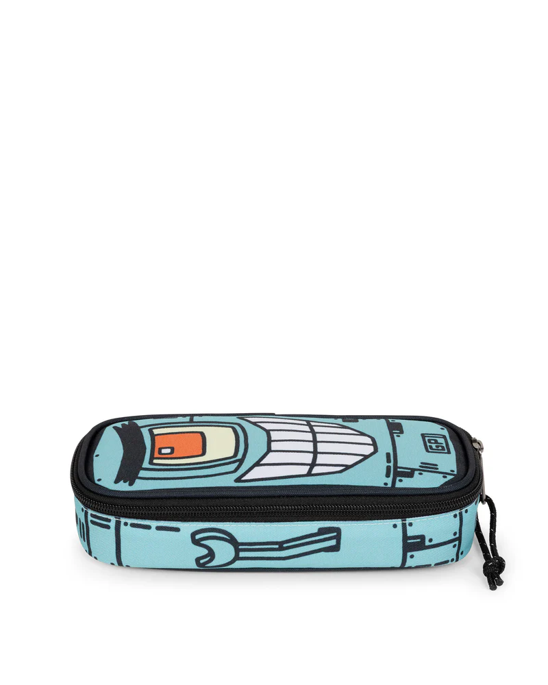 Estuche Eastpak escolar plumier oval EK000717 E0F PLANKTON edición especial bob esponja