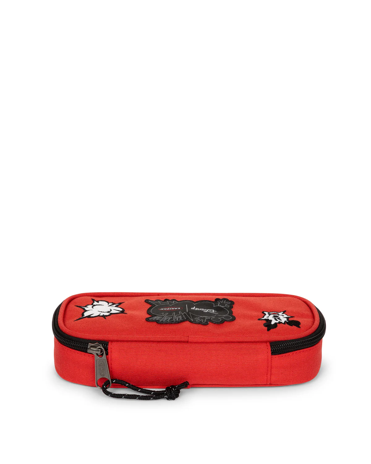 Plumier Eastpak Oval Mickey Patch Rojo Estuche Eastpak escolar plumier oval EK000717 D0M MICKEY PATCH rojo con parches