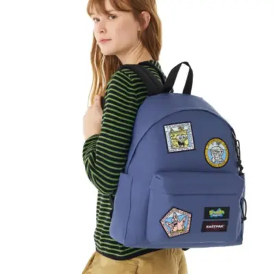 MOCHILA EASTPAK Day Pak'r E0B BIKINI PATCHES bob esponja edición especial